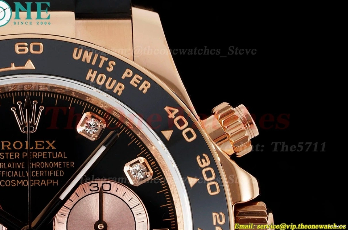 (Gain RG RU Weight) 40mm Daytona 126515 Dia QF Black SH4131 0113